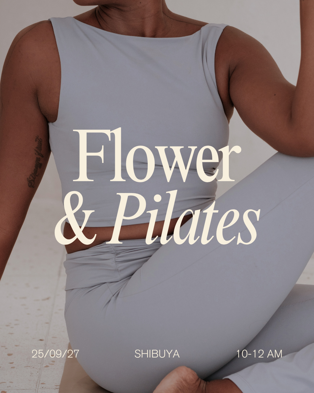 Blooming Body & Mindーフラワーアレンジメント&マットピラティス1Day Class