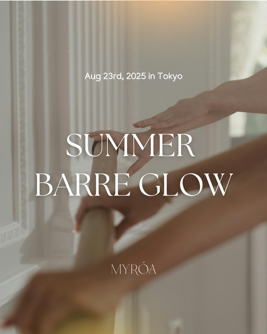 [キャンセル待ち] Summer  Barre Glow 韓国Barre 1Day Class in Tokyo