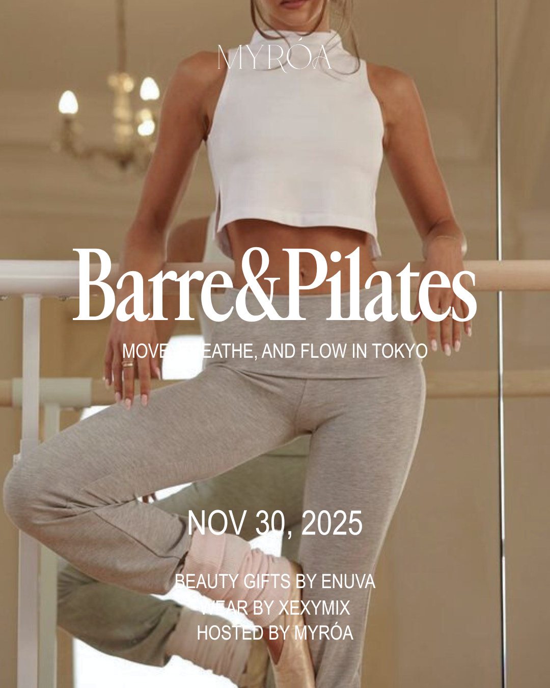 (종료/일본개최) GLOW UP with Mat Pilates 매트 필라테스1Day Class in Tokyo