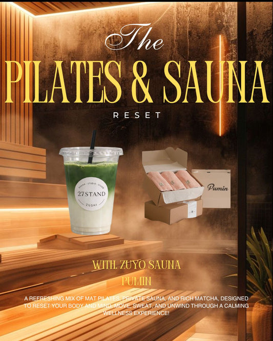 Pilates Sauna Reset ピラティス×サウナ 少人数制ウェルネスイベント